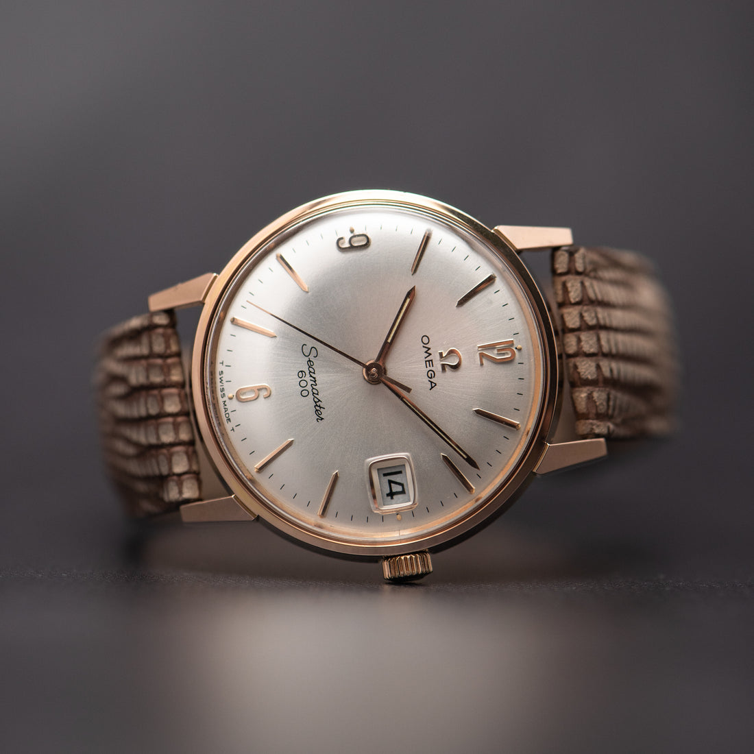 1967 ROSE GOLD OMEGA SEAMASTER 600 SUNBURST EXPLORER CAL. 611 REF. 136.011
