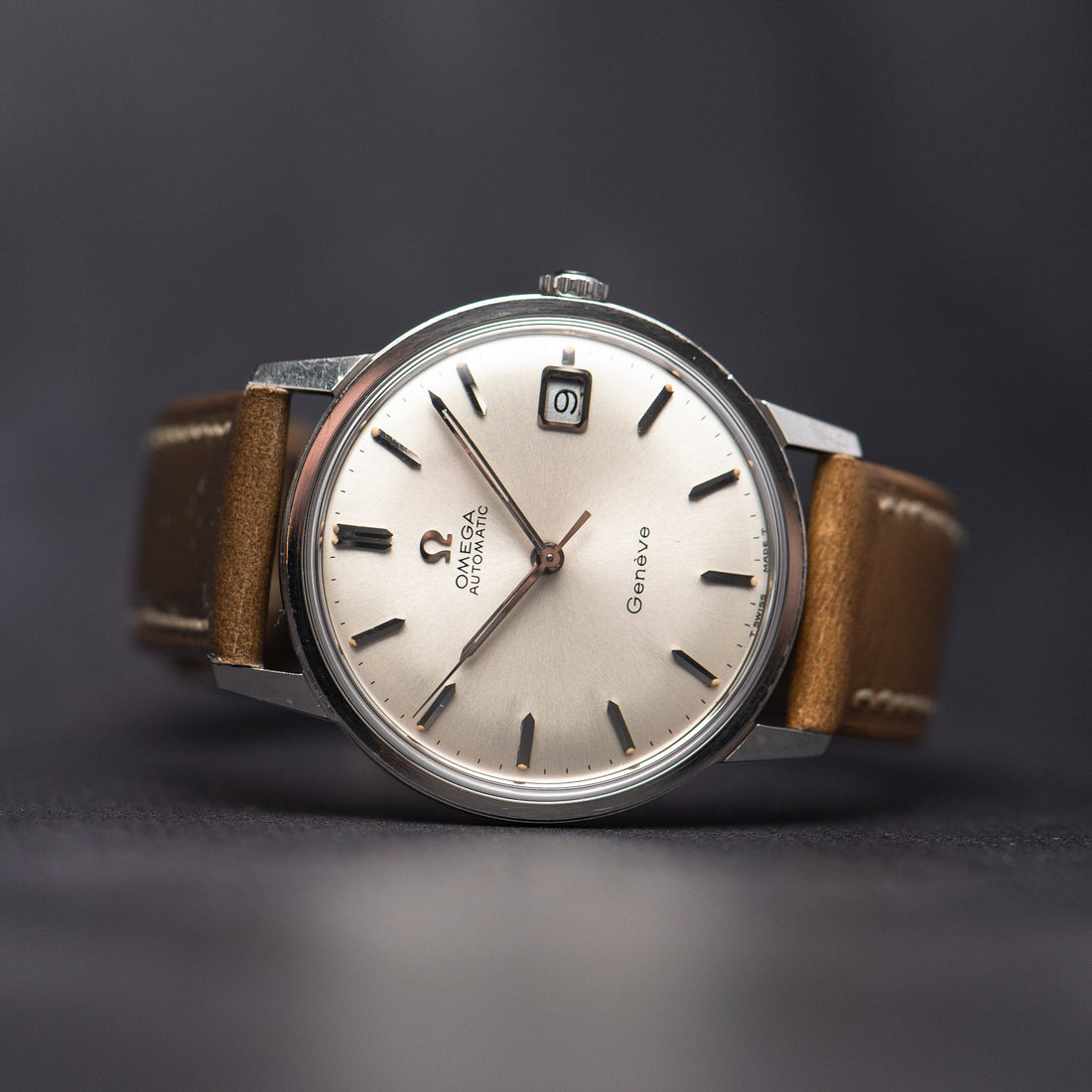 1967 OMEGA SEAMASTER GENEVE QUICKSET SUNBURST CAL. 563 REF. 166.002