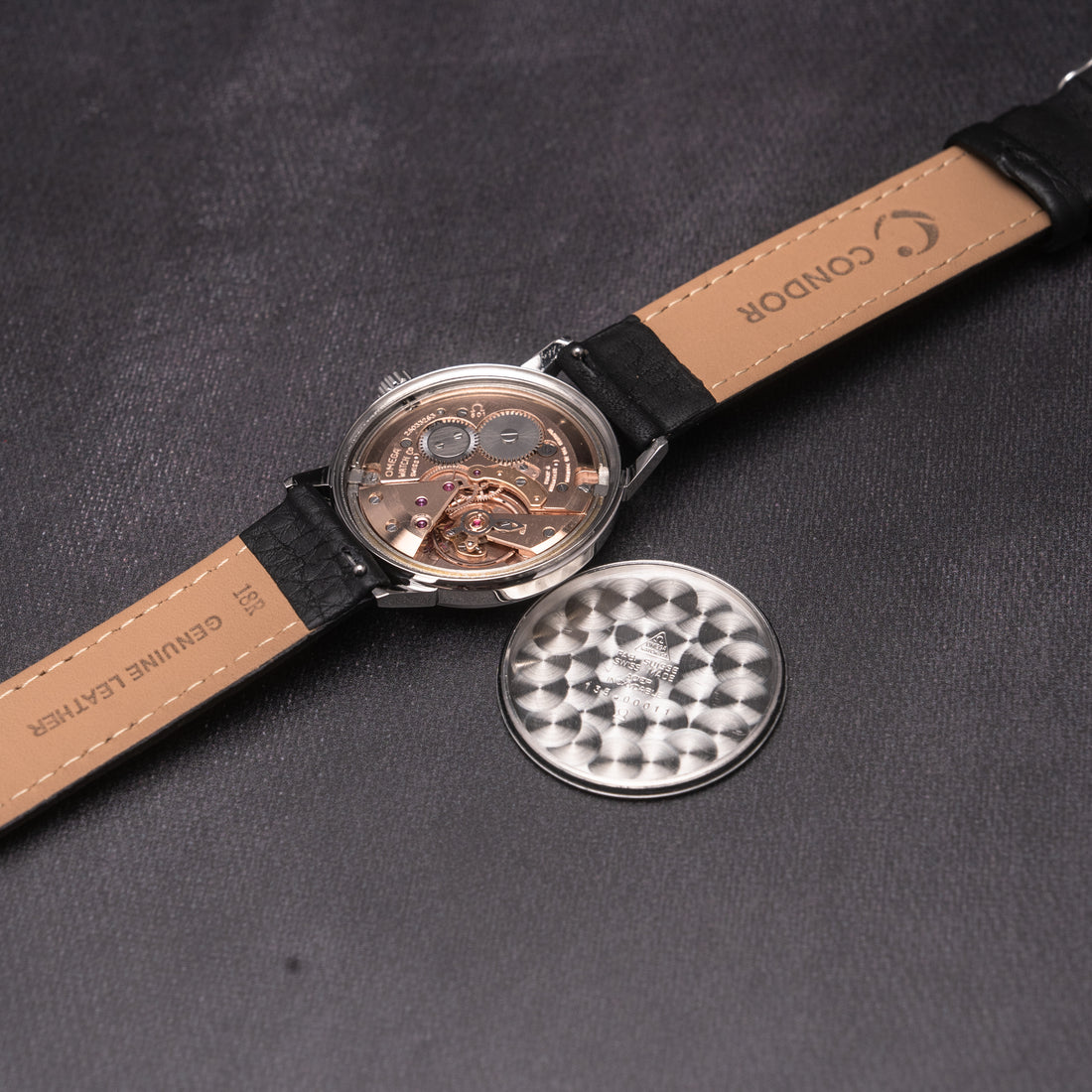 1967 DOUBLE SIGNED OMEGA SEAMASTER 600 GENEVE SUNBURST CAL. 601 REF. 135.011