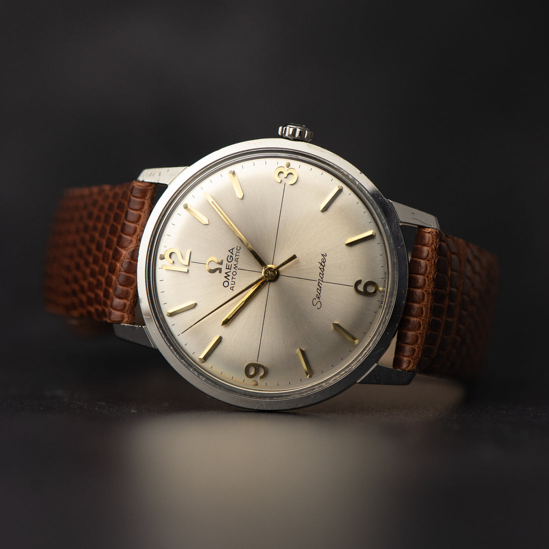 1963 OMEGA SEAMASTER CROSSHAIR SUNBURST EXPLORER CAL. 552 REF. 165.001