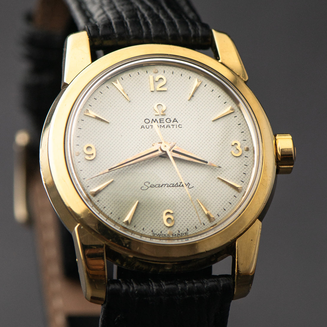 1957 MIDSIZE OMEGA SEAMASTER HONEYCOMB EXPLORER CAL. 471 REF. 2828 5-SC