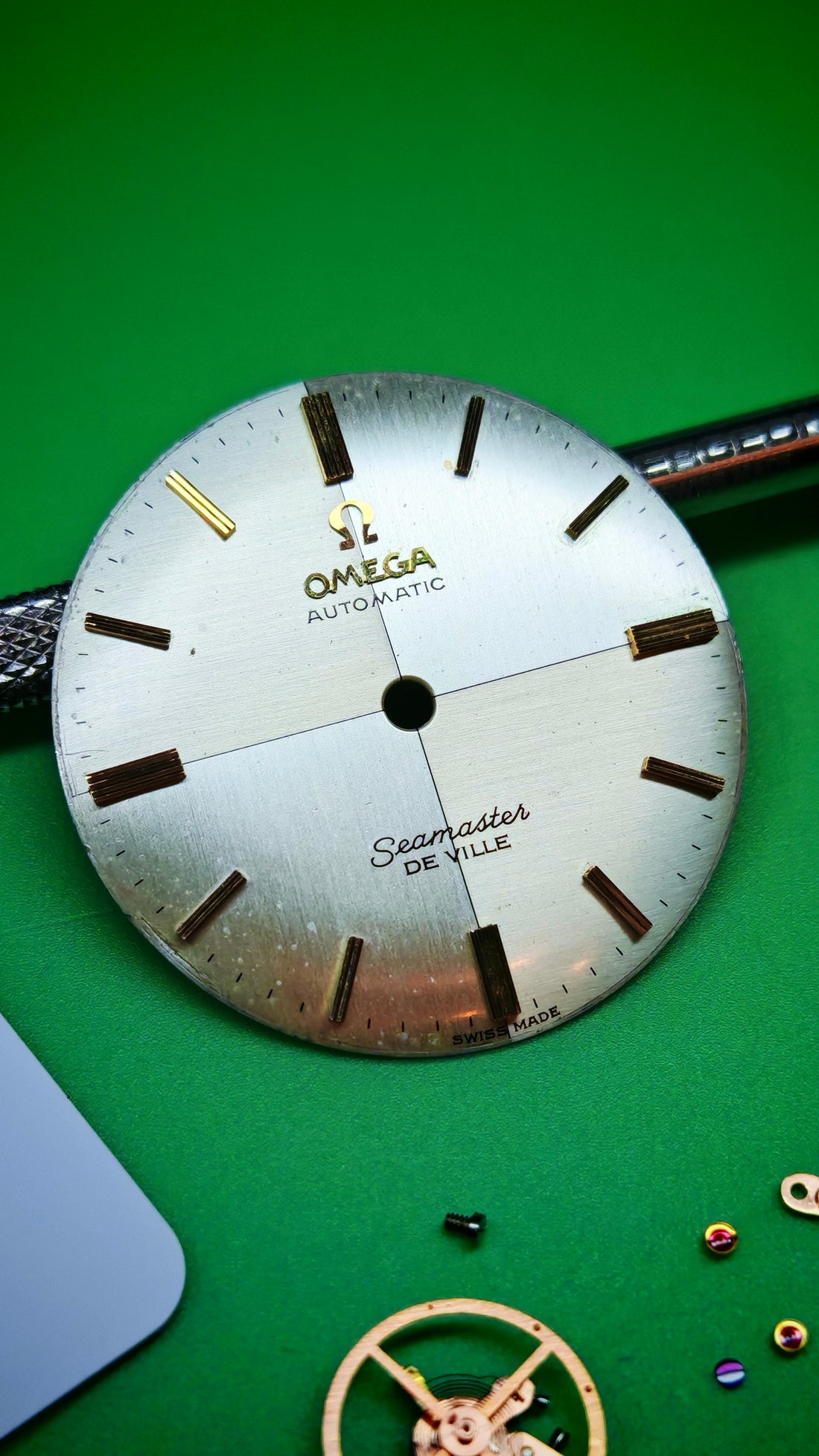1964 14K GOLD FILLED OMEGA SEAMASTER DE VILLE HARLEQUIN CAL. 550 REF. LL6287-1