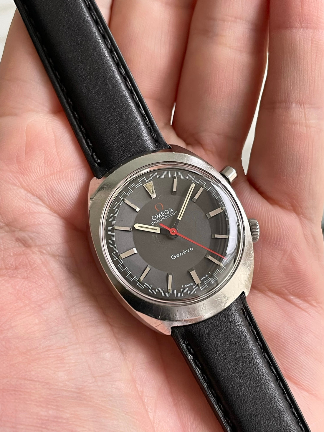 1967 OMEGA GENEVE CHRONOSTOP CAL. 865 REF. 145.009