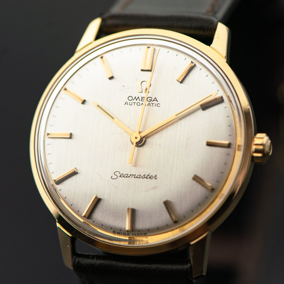 1963 OMEGA SEAMASTER GLOSS SILVER CAL. 552 REF. 165.001