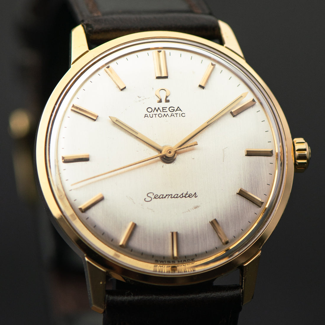 1963 OMEGA SEAMASTER GLOSS SILVER CAL. 552 REF. 165.001