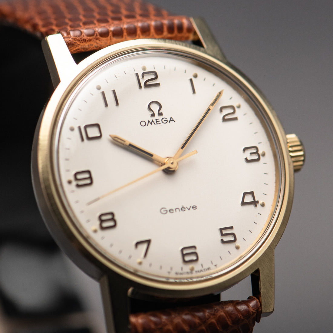 1969 OMEGA GENEVE ARABIC CAL. 601 REF. 135.070