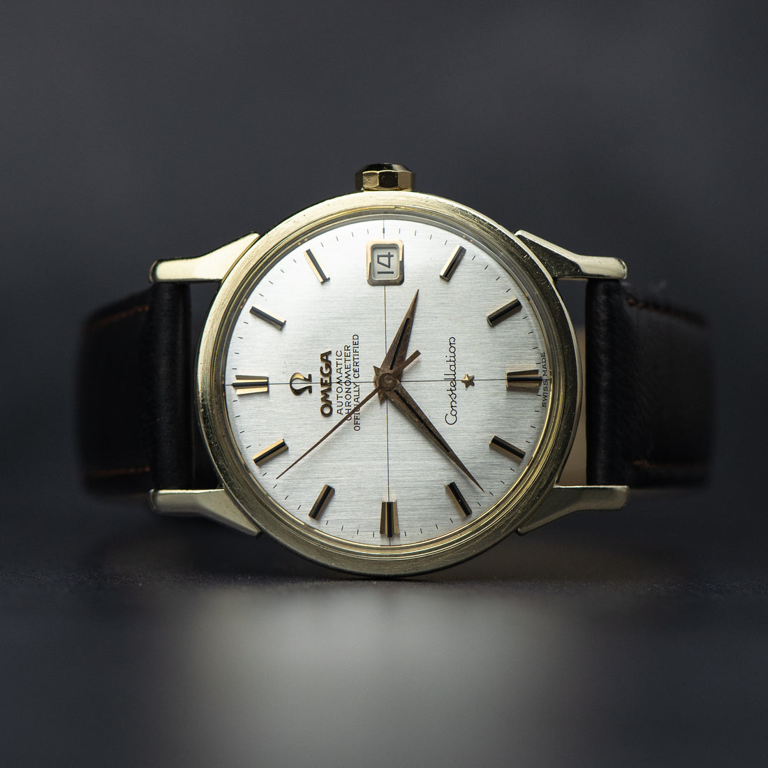 1966 OMEGA CONSTELLATION CROSSHAIR DOG-LEG CAL. 561 REF. 168.005