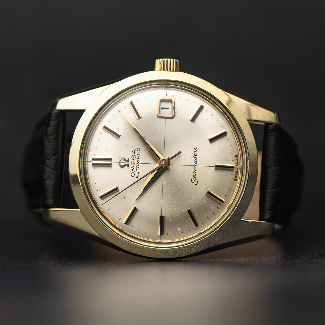 1963 OMEGA SEAMASTER CROSSHAIR SUNBURST CAL. 562 REF. 166.010