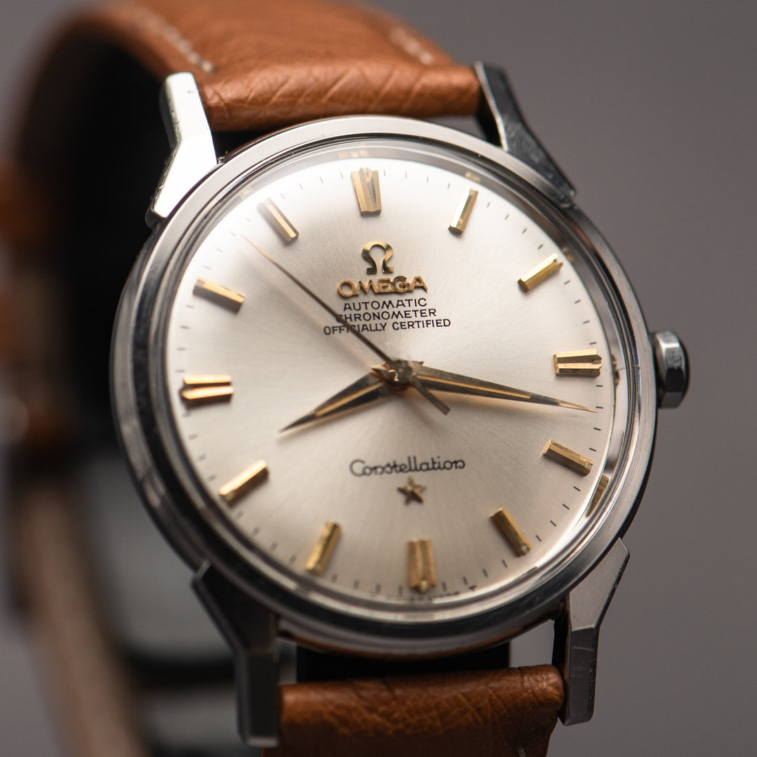 1964 OMEGA CONSTELLATION CROSSHAIR SUNBURST DOG-LEG CAL. 551 REF. 167.005