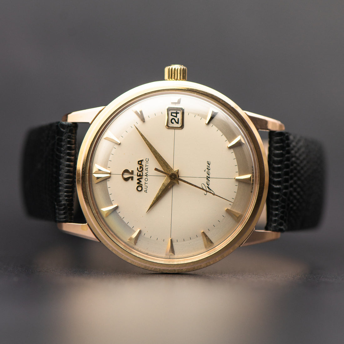 1960 OMEGA GENEVE TWO TONE CROSSHAIR CAL. 562 REF. 14703 SC 61