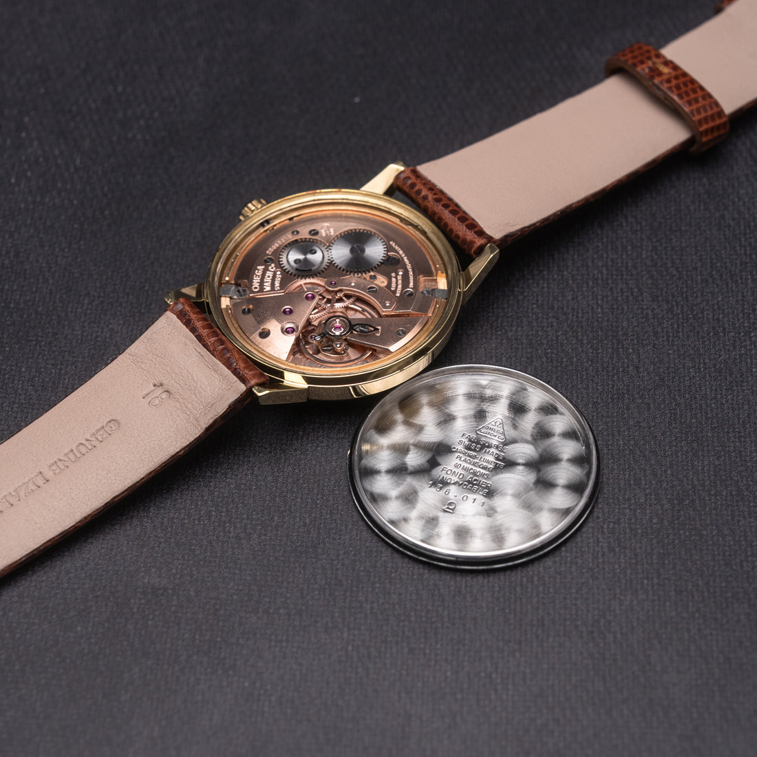1967 OMEGA SEAMASTER GENEVE QUICKSET SUNBURST CAL. 613 REF. 136.011