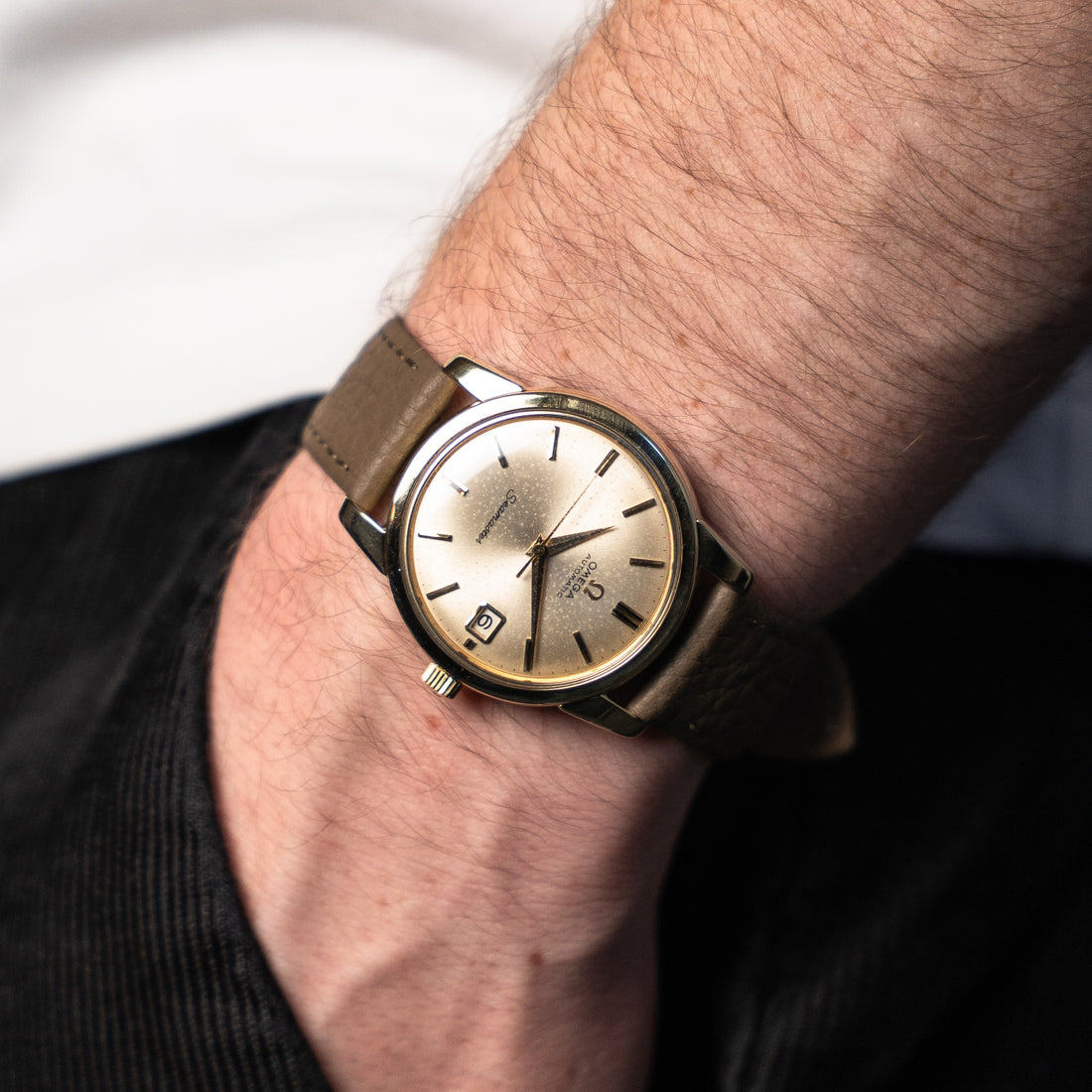 1964 OVERSIZE OMEGA SEAMASTER SUNBURST CAL. 562 REF. 166.011-63 SC