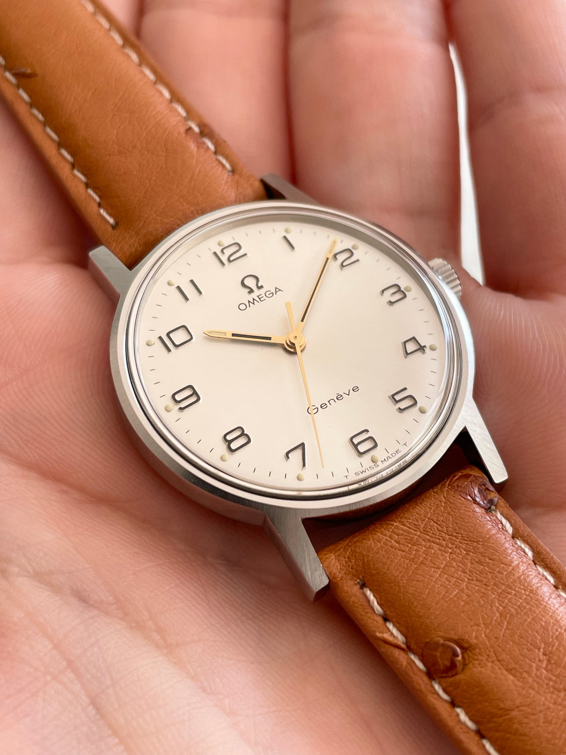 1969 OMEGA GENEVE ARABIC CAL. 601 REF. 135.070