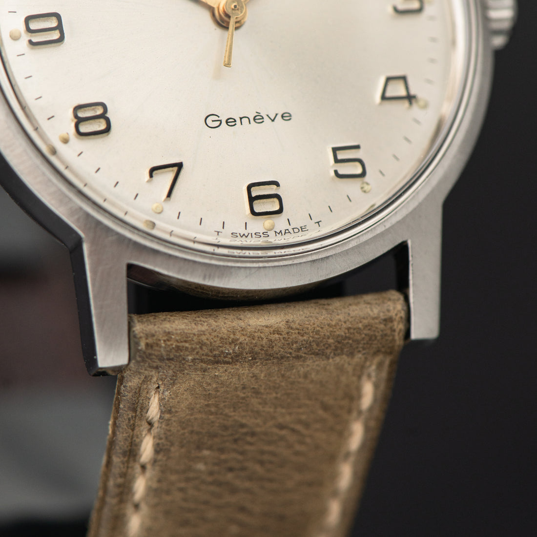 1969 OMEGA GENEVE ARABIC SUNBURST CAL. 601 REF. 135.070