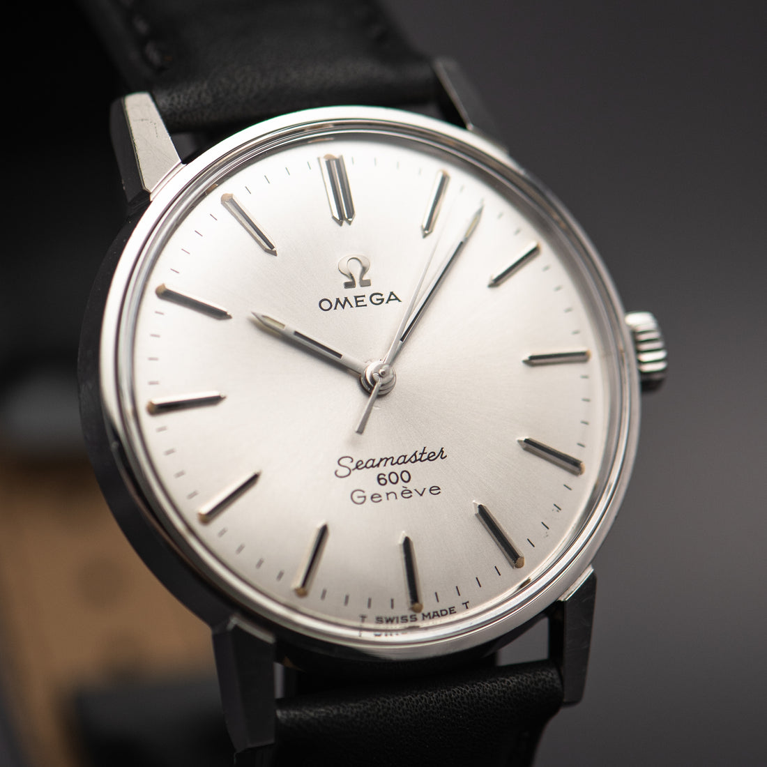 1967 DOUBLE SIGNED OMEGA SEAMASTER 600 GENEVE SUNBURST CAL. 601 REF. 135.011