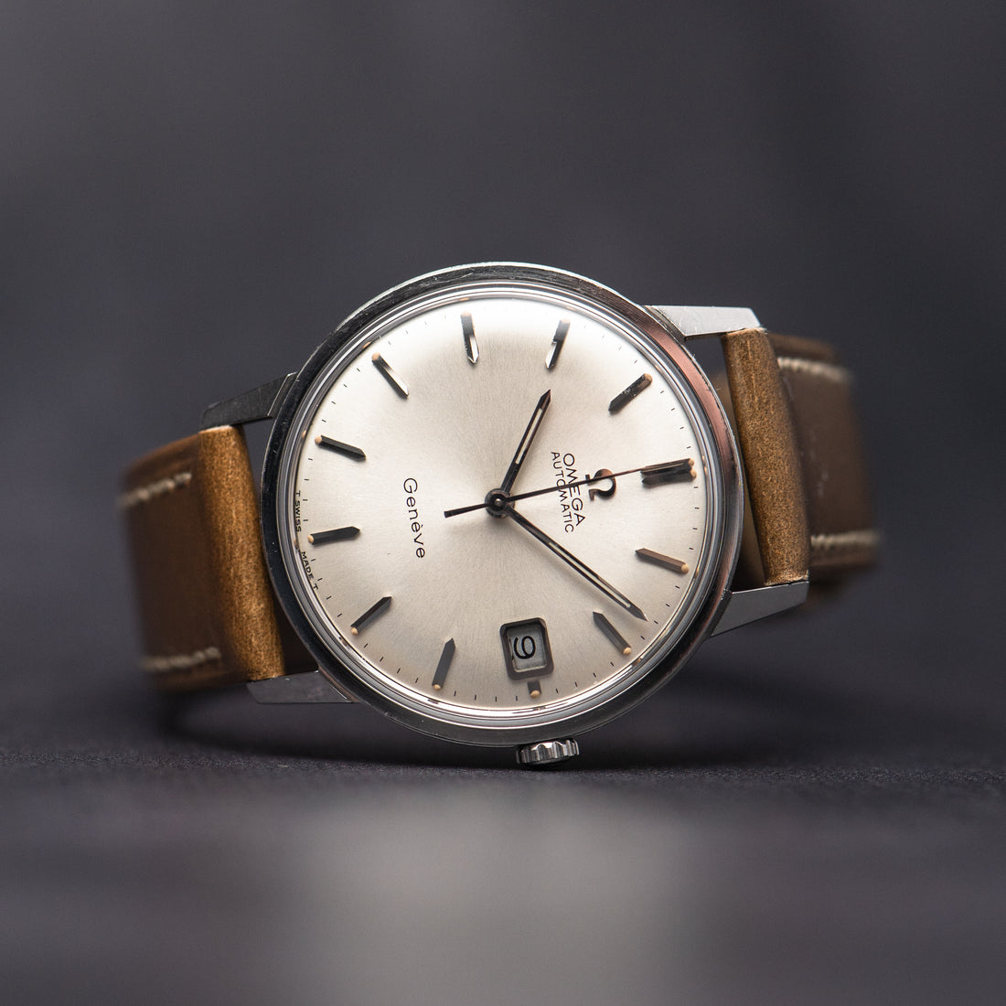 1967 OMEGA SEAMASTER GENEVE QUICKSET SUNBURST CAL. 563 REF. 166.002