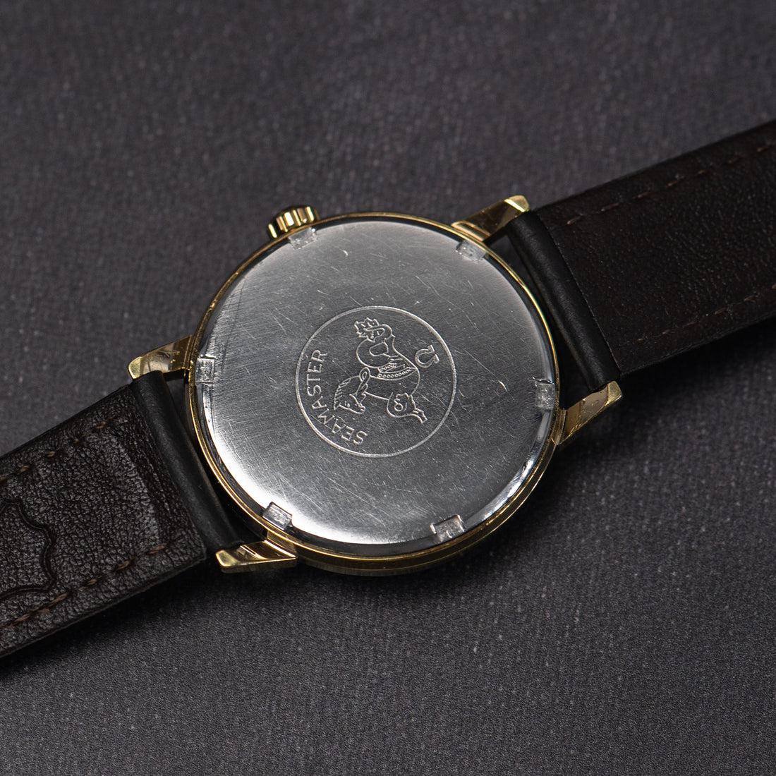 1968 OMEGA SEAMASTER GENEVE GREY LINEN QUICKSET CAL. 613 REF. 136.011