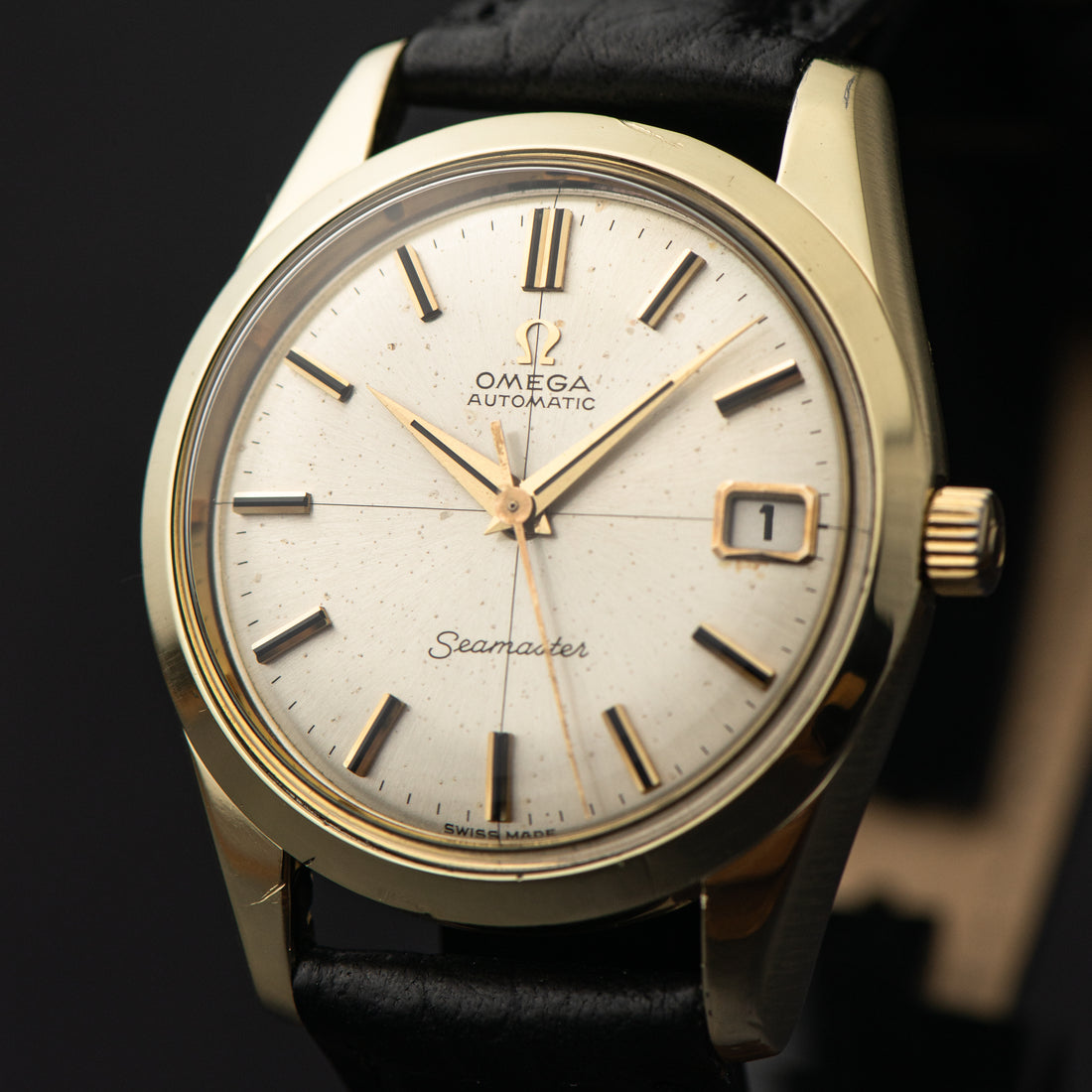 1963 OMEGA SEAMASTER CROSSHAIR SUNBURST CAL. 562 REF. 166.010