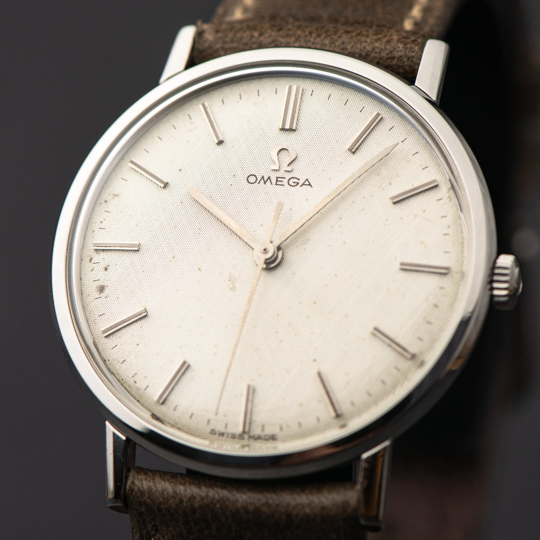 1964 OMEGA GENEVE LINEN CAL. 601 REF. 131.019