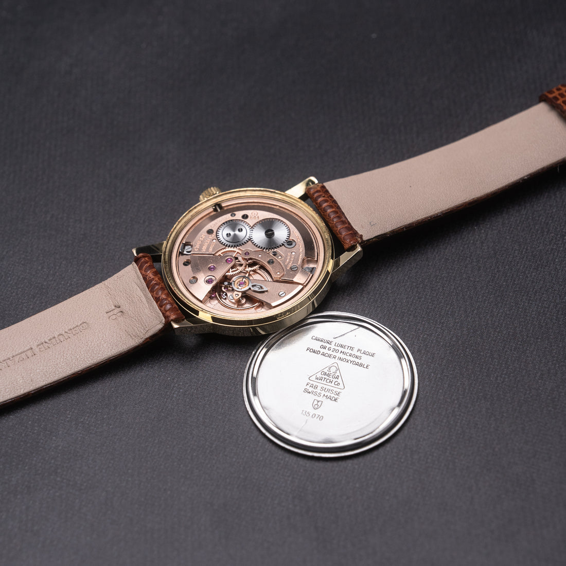 1969 OMEGA GENEVE ARABIC CAL. 601 REF. 135.070
