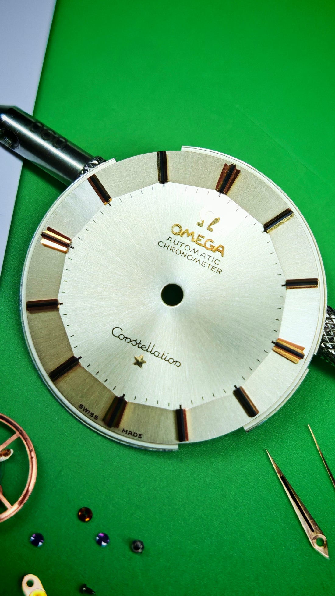 1962 OMEGA CONSTELLATION PIE PAN SUNBURST DOG-LEG CAL. 551 REF. 14900 61 SC
