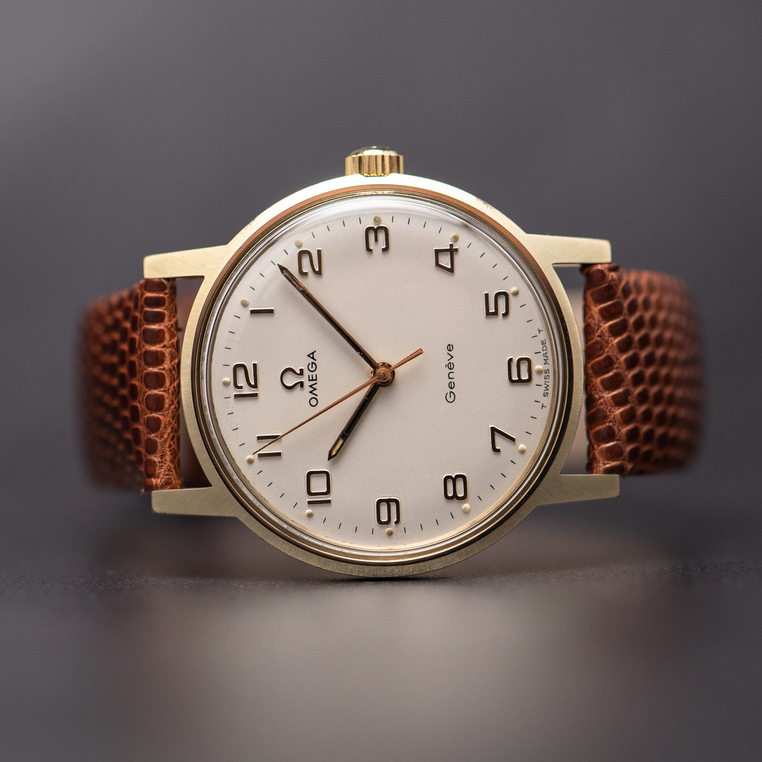 1969 OMEGA GENEVE ARABIC CAL. 601 REF. 135.070