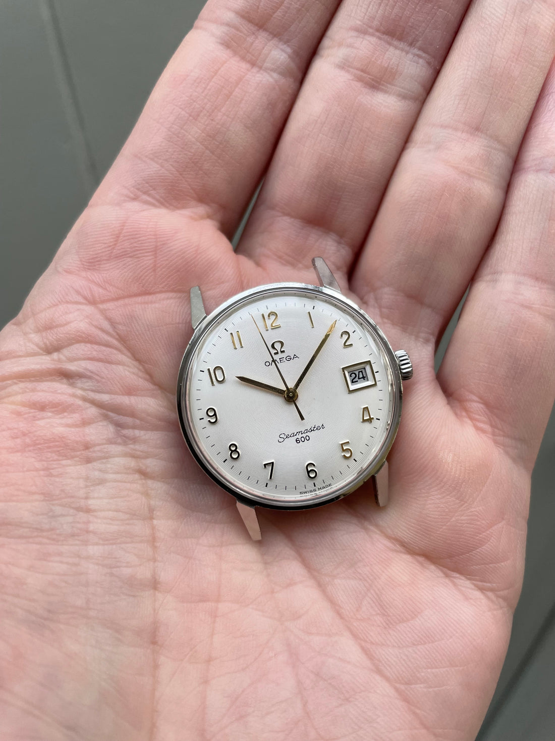 1968 OMEGA SEAMASTER 600 ARABIC CONCENTRIC CIRCLES QUICKSET CAL. 613 REF. 136.011