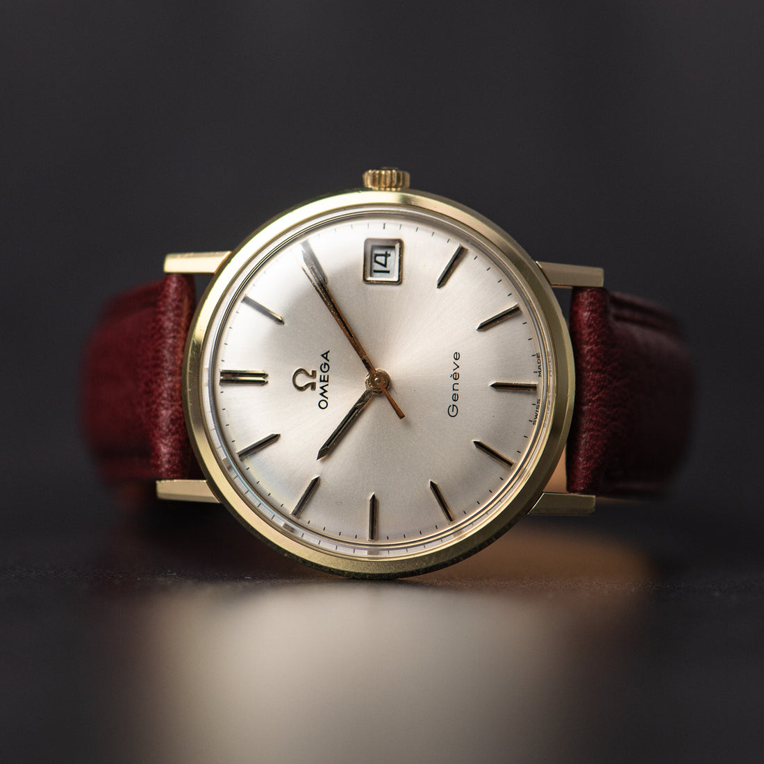 1969 OMEGA GENEVE QUICKSET SUNBURST CAL. 613 REF. 132.019