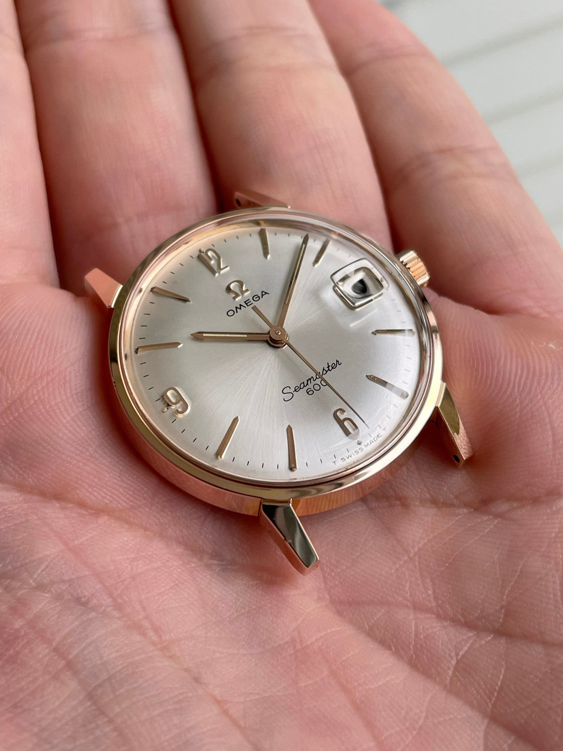 1967 ROSE GOLD OMEGA SEAMASTER 600 SUNBURST EXPLORER CAL. 611 REF. 136.011