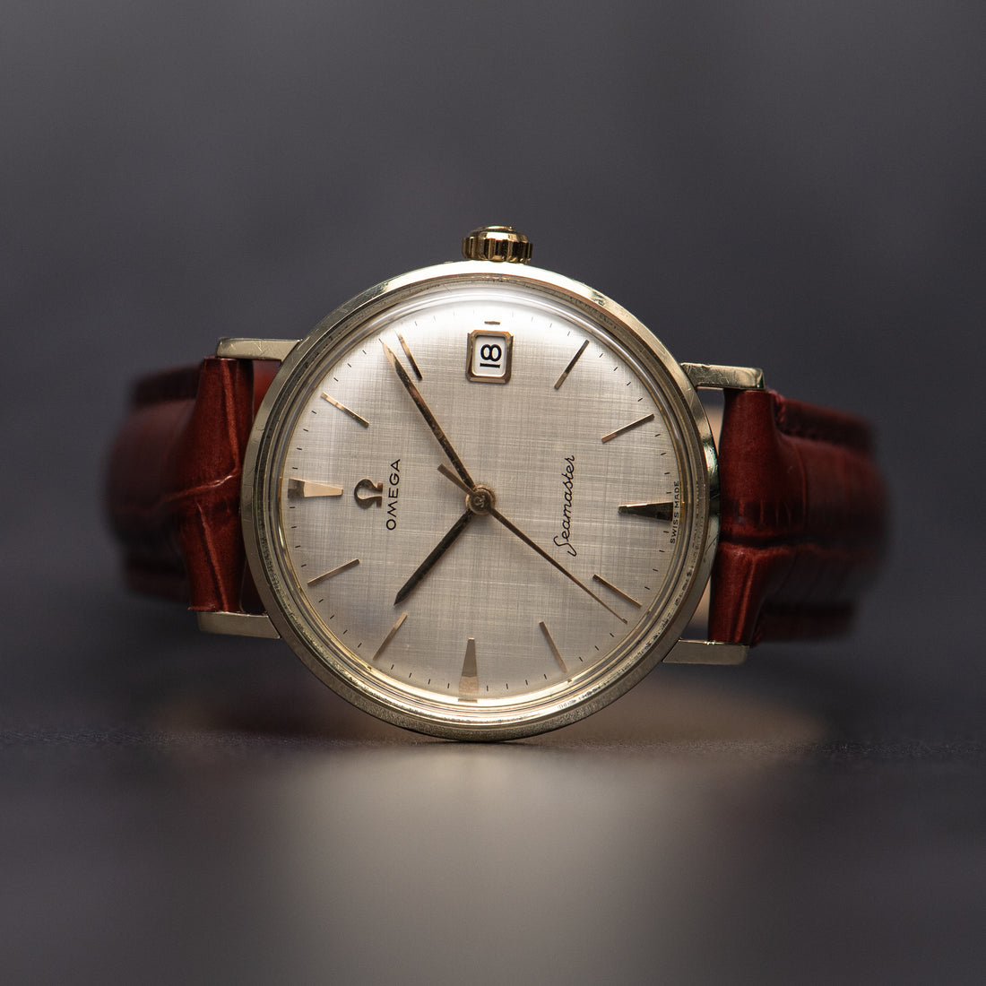1960 OMEGA SEAMASTER TAPESTRY LINEN CAL. 610 REF. 14775 61 SC