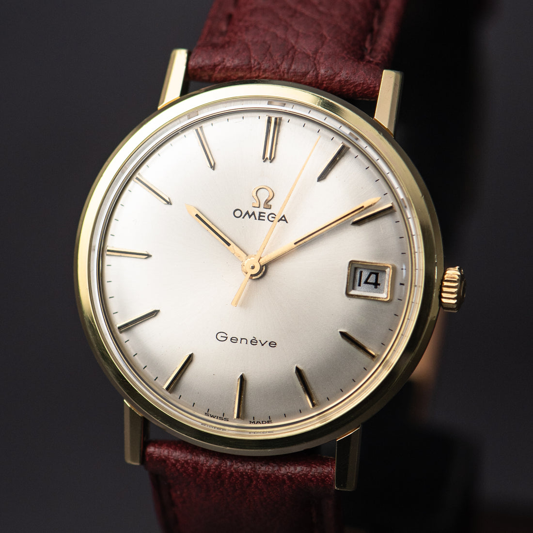 1969 OMEGA GENEVE QUICKSET SUNBURST CAL. 613 REF. 132.019