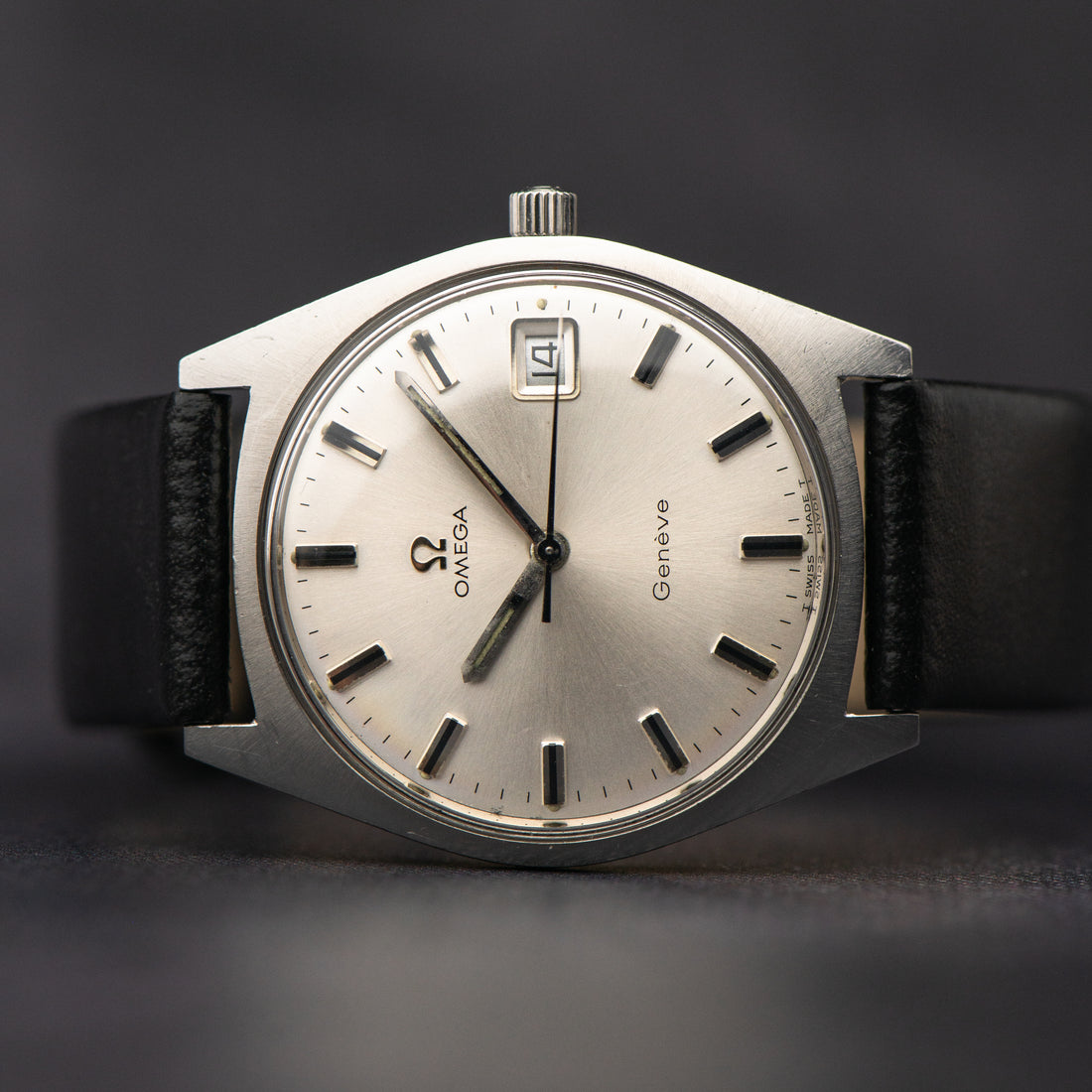 1969 OMEGA GENEVE SUNBURST QUICKSET CAL. 613 REF. 136.041