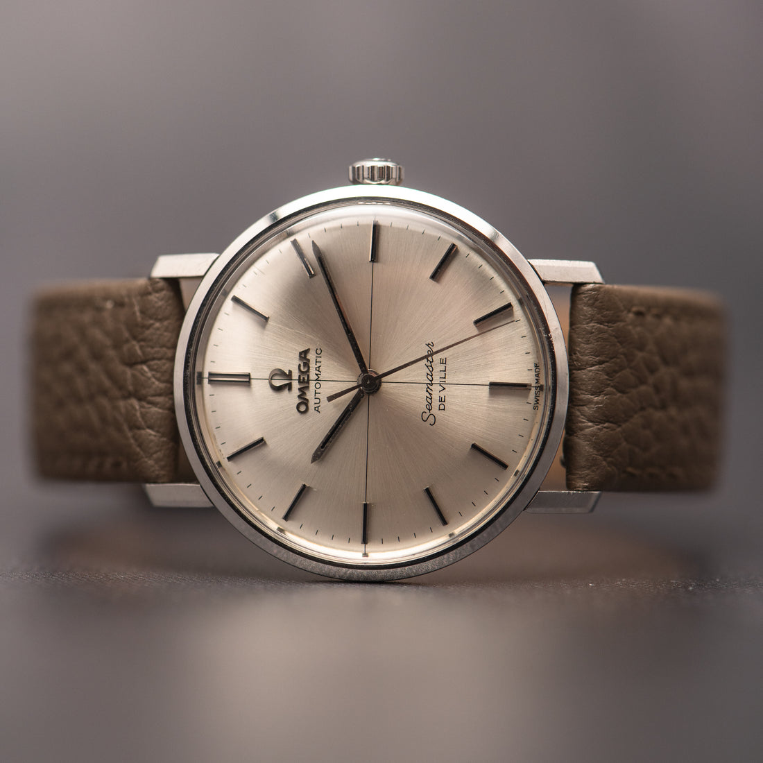 1966 OMEGA SEAMASTER DE VILLE CROSSHAIR SUNBURST CAL. 552 REF. 165.020