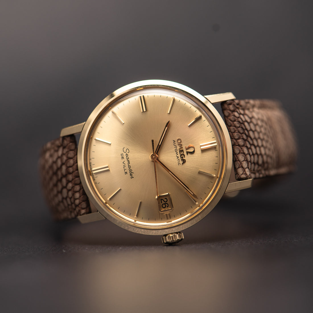1967 OMEGA SEAMASTER DE VILLE QUICKSET SUNBURST CAL. 565 REF. 166.020 SP