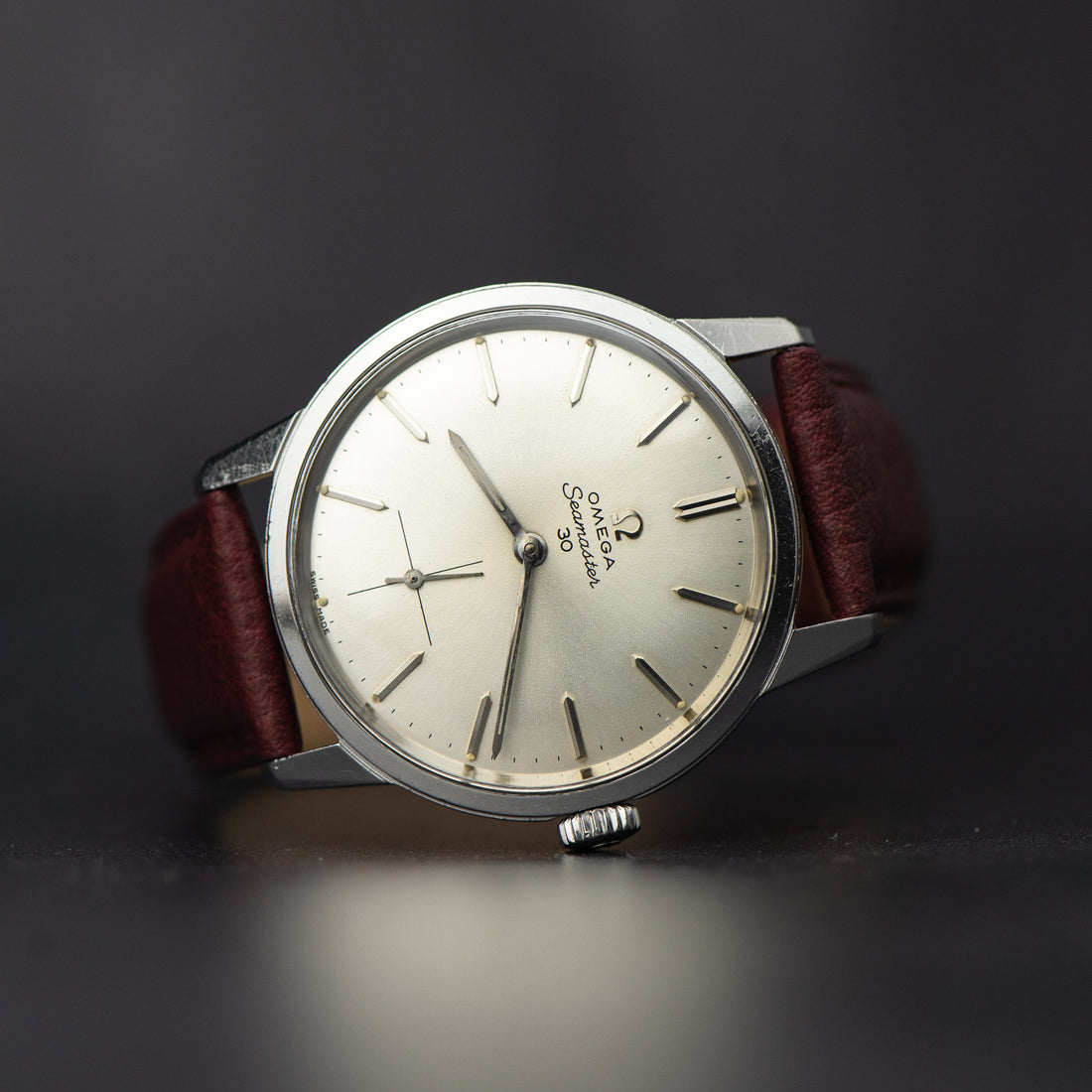 1963 OMEGA SEAMASTER 30 SUNBURST CROSSHAIR SUB SECONDS CAL. 269 REF. 125.007-63