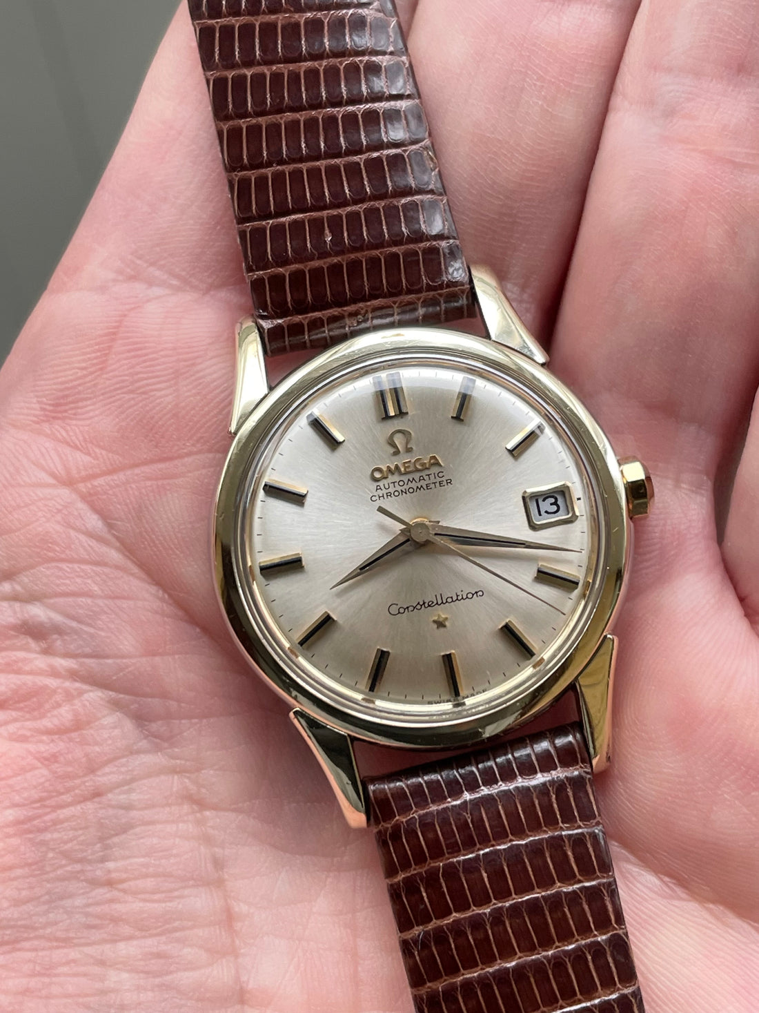 1961 OMEGA CONSTELLATION SUNBURST CAL. 561 REF. 14393 61 SC