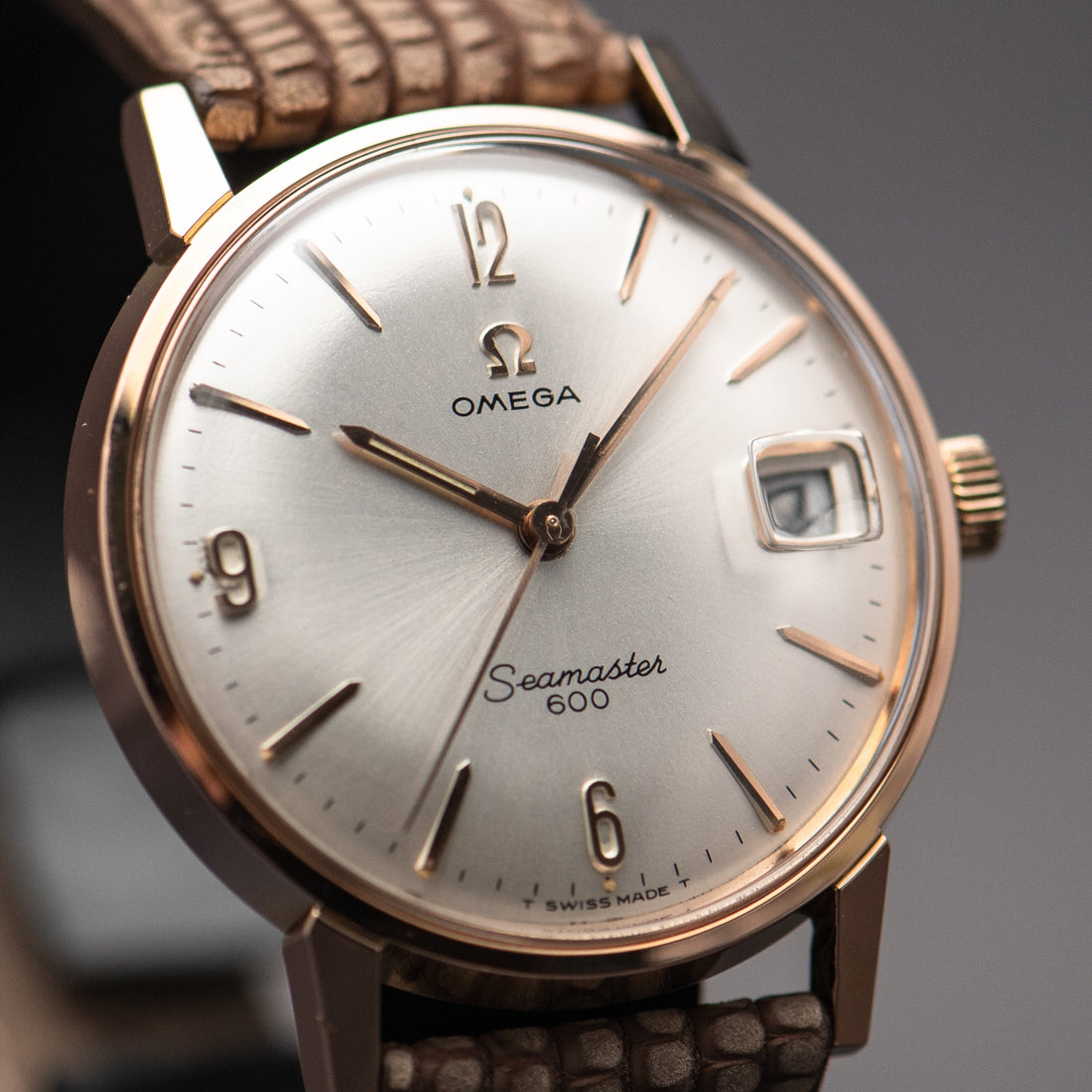 1967 ROSE GOLD OMEGA SEAMASTER 600 SUNBURST EXPLORER CAL. 611 REF. 136.011