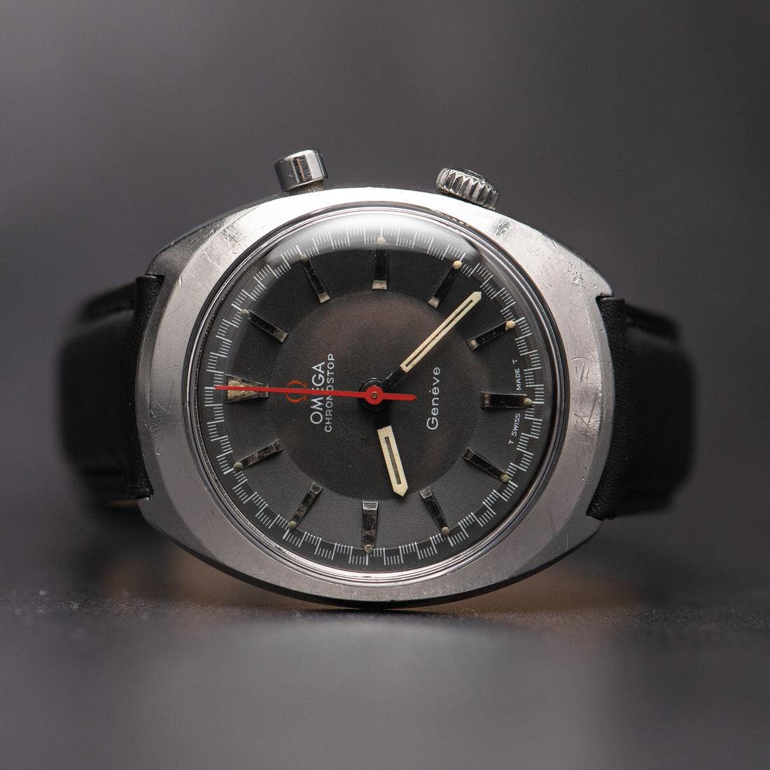 1967 OMEGA GENEVE CHRONOSTOP CAL. 865 REF. 145.009