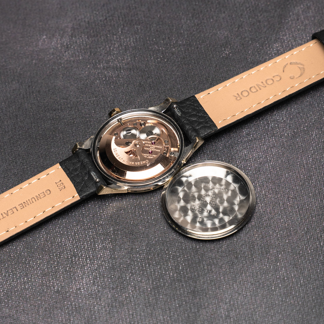 1962 OMEGA CONSTELLATION PIE PAN SUNBURST DOG-LEG CAL. 551 REF. 14900 61 SC