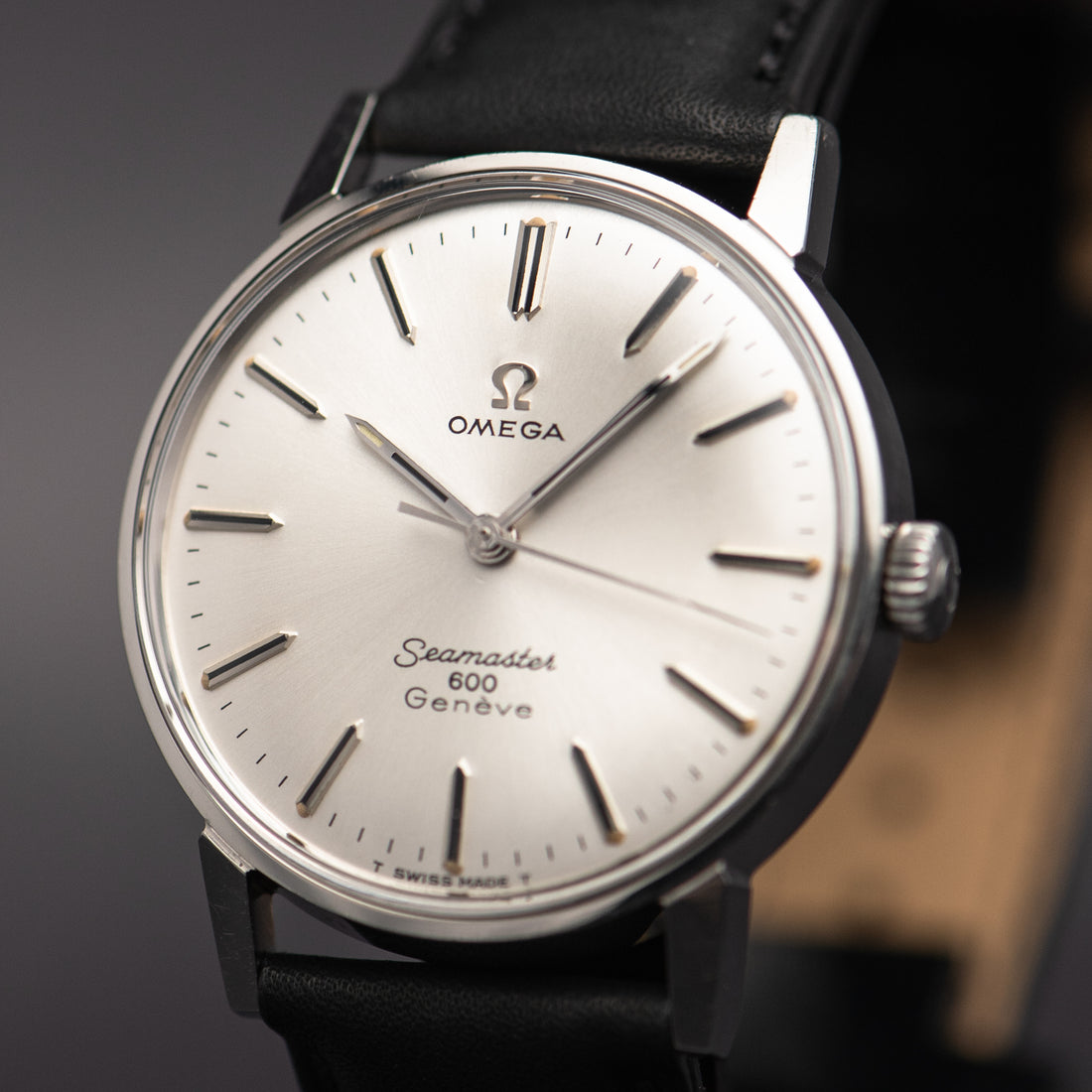 1967 DOUBLE SIGNED OMEGA SEAMASTER 600 GENEVE SUNBURST CAL. 601 REF. 135.011