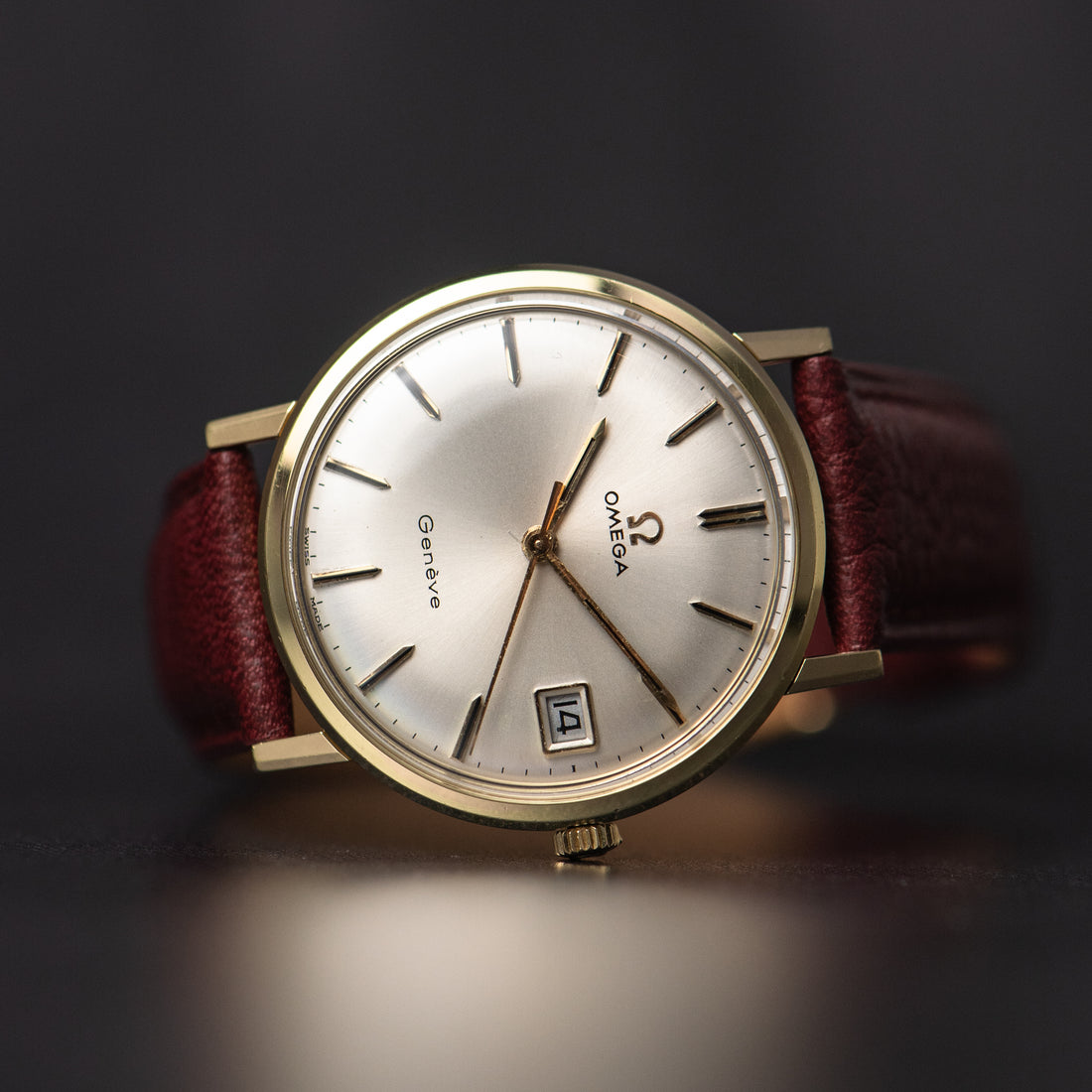 1969 OMEGA GENEVE QUICKSET SUNBURST CAL. 613 REF. 132.019