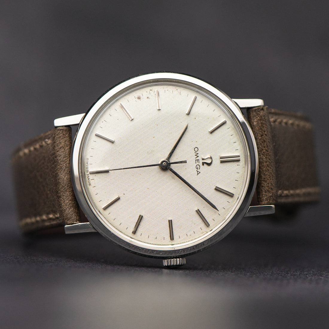 1964 OMEGA GENEVE LINEN CAL. 601 REF. 131.019