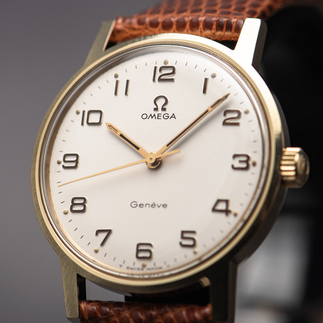 1969 OMEGA GENEVE ARABIC CAL. 601 REF. 135.070