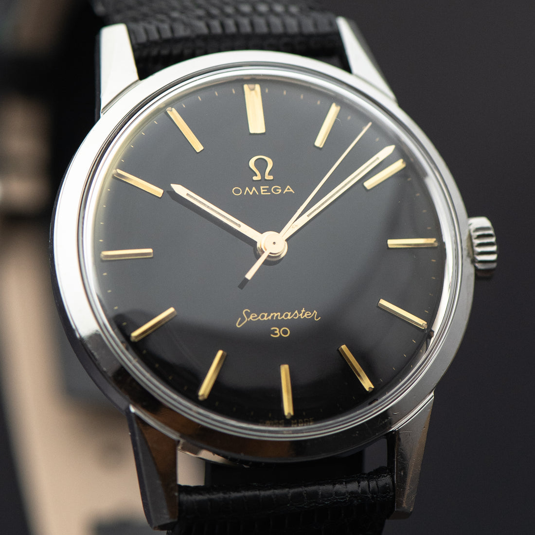 1962 OMEGA SEAMASTER 30 GLOSS BLACK CAL. 286 REF. 135.003-62-SC