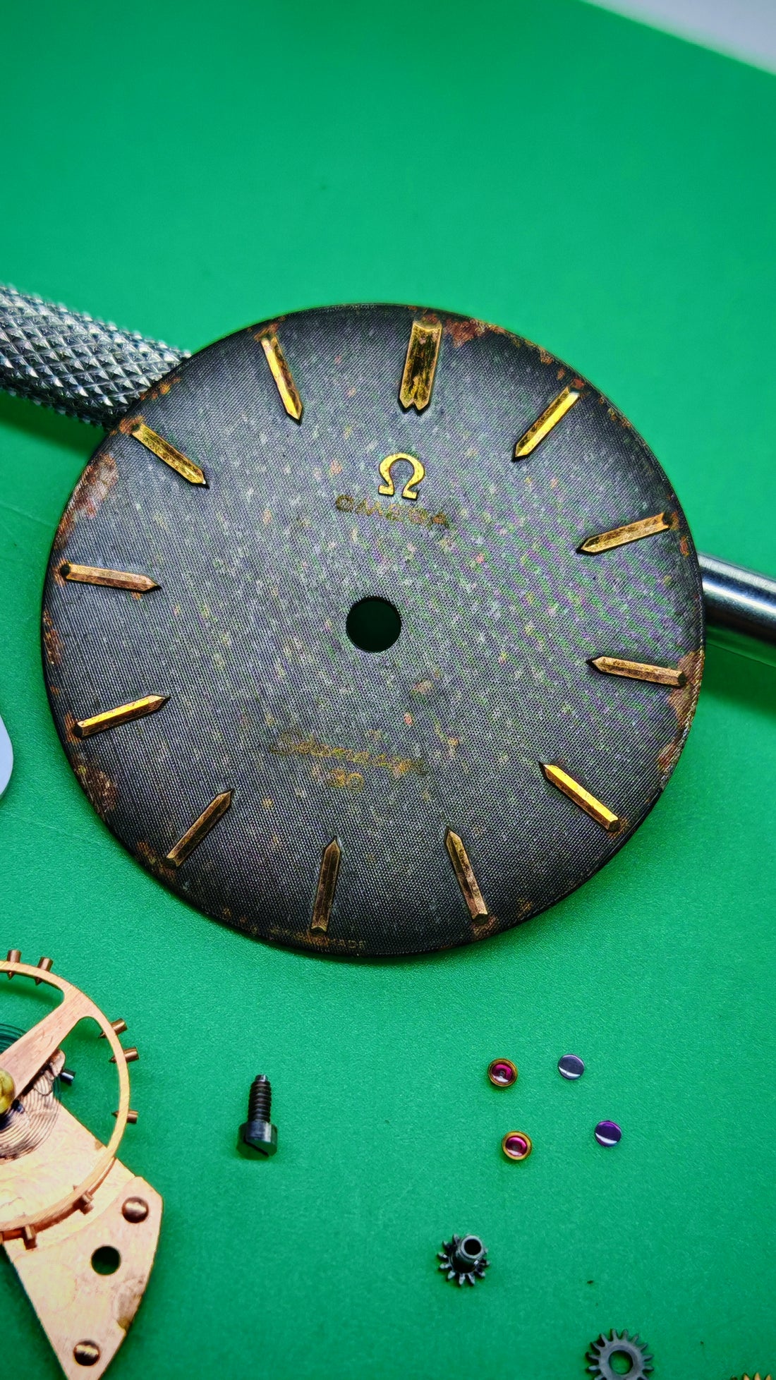 1957 OMEGA SEAMASTER 30 GREY LINEN CAL. 284 REF. 135.007-64