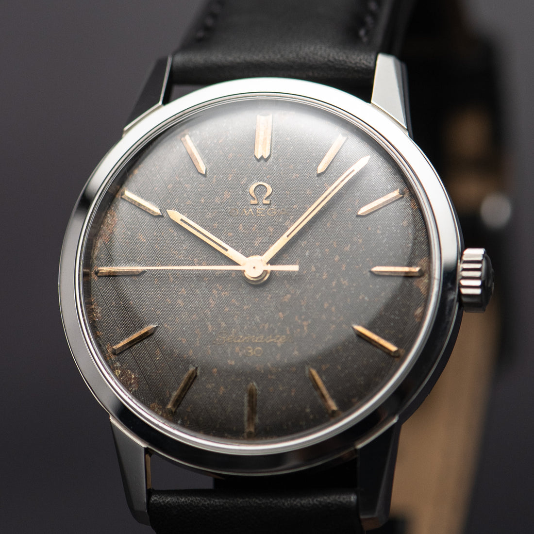 1957 OMEGA SEAMASTER 30 GREY LINEN CAL. 284 REF. 135.007-64