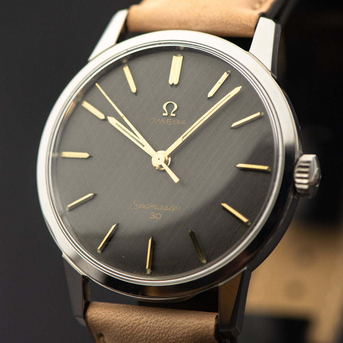 1963 OMEGA SEAMASTER 30 GREY LINEN CAL. 286 REF. 135.007-66