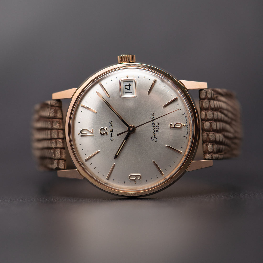 1967 ROSE GOLD OMEGA SEAMASTER 600 SUNBURST EXPLORER CAL. 611 REF. 136.011