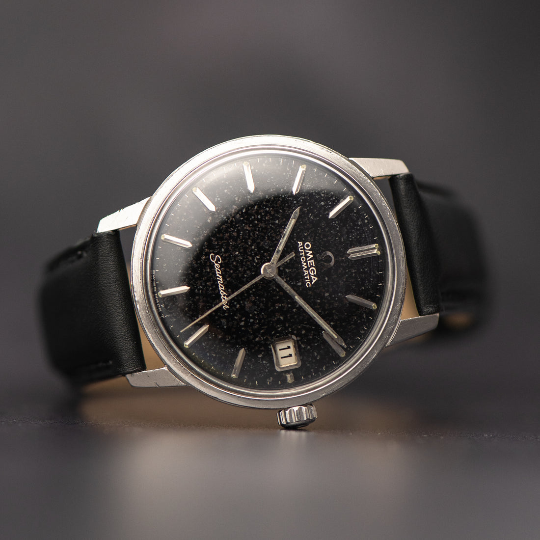 1966 OMEGA SEAMASTER GLOSS BLACK TROPICAL STARDUST CAL. 562 REF. 166.002