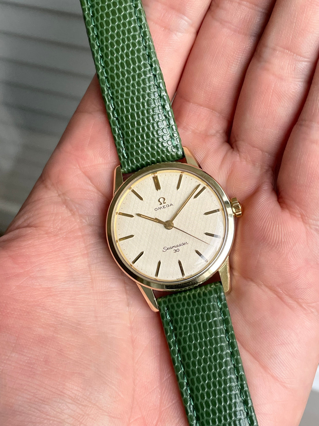 1958 OMEGA SEAMASTER 30 LINEN CAL. 285 REF. 14390-5SC